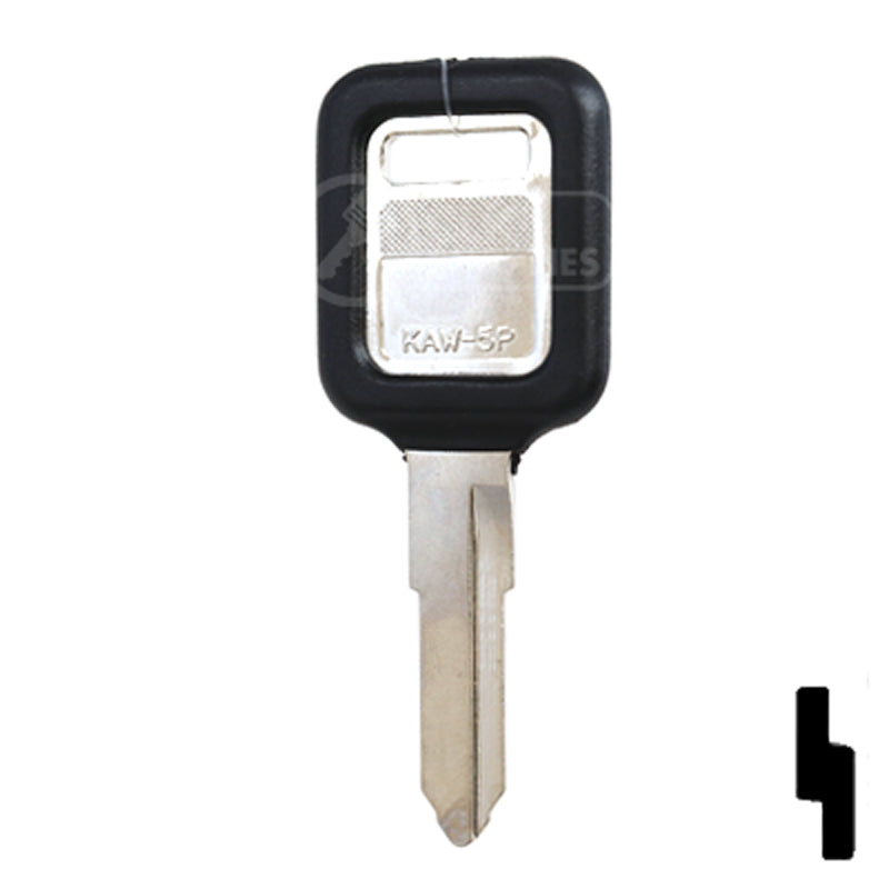 Uncut Plastic Head Key Blank | Kawasaki | KAW-5.P — CLK Supplies