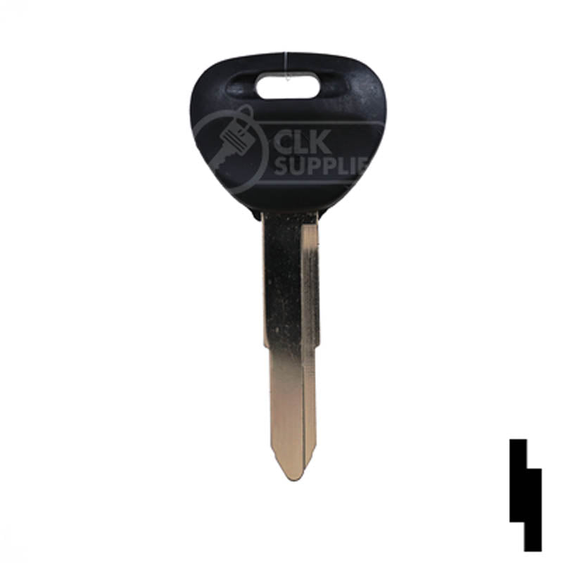 Uncut Plastic Head Key Blank | Mitsubishi | MIT15AP, MIT-15.P