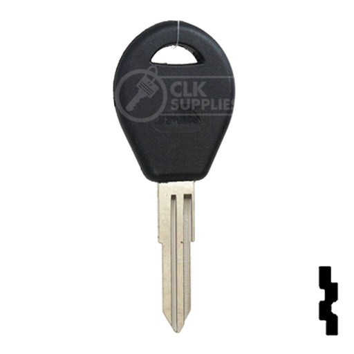 Uncut Plastic Head Key Blank | Nissan | DA38P, DAT-10.P Automotive Key JMA USA