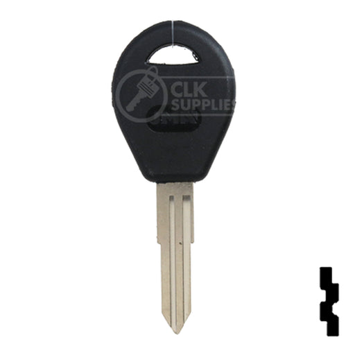 Uncut Plastic Head Key Blank | Nissan | DA38P, DAT-10.P Automotive Key JMA USA