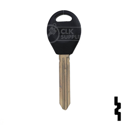 Uncut Plastic Head Key Blank | Nissan | X237-P,  DA34-P
