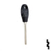 Uncut Plastic Head Key Blank | Nissan | X237-P,  DA34-P Automotive Key JMA USA
