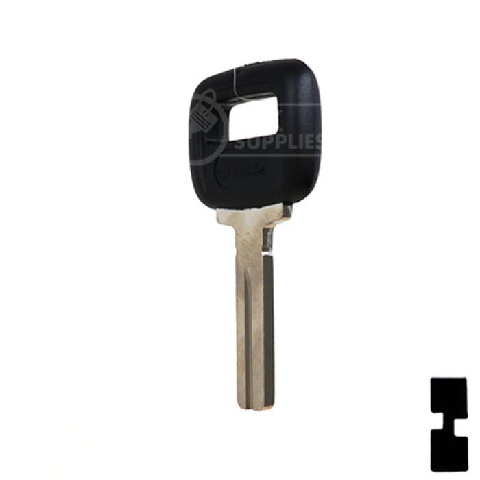 Uncut Plastic Head Key Blank | Volvo | S66NN-P Automotive Key JMA USA