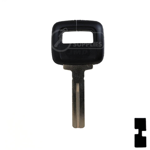 Uncut Plastic Head Key Blank | Volvo | S66NN-P