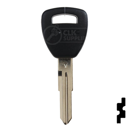 Uncut Plastic Head Transponder Key Blank | Acura | HD111 Automotive Key Strattec