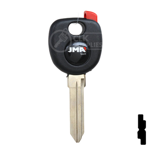Uncut Plastic Head Transponder Key Shell | Chevrolet | TP00GM-30-P Automotive Key JMA USA