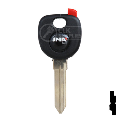 Uncut Plastic Head Transponder Key Shell | Chevrolet | TP00GM-30-P Automotive Key JMA USA