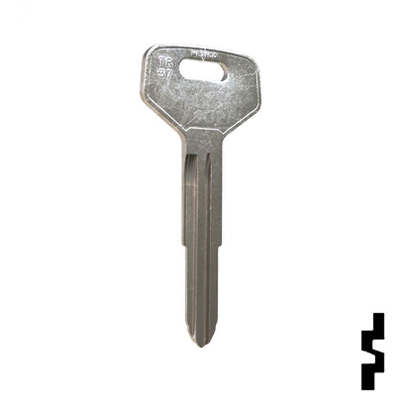 Key Blanks | X159 , TR37 | Toyota | Replacement Uncut — CLK Supplies