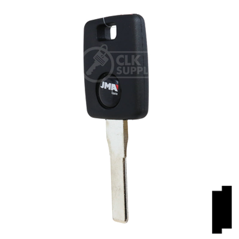 Uncut Transponder Key Blank | Audi | HU66AT6 Automotive Key JMA USA