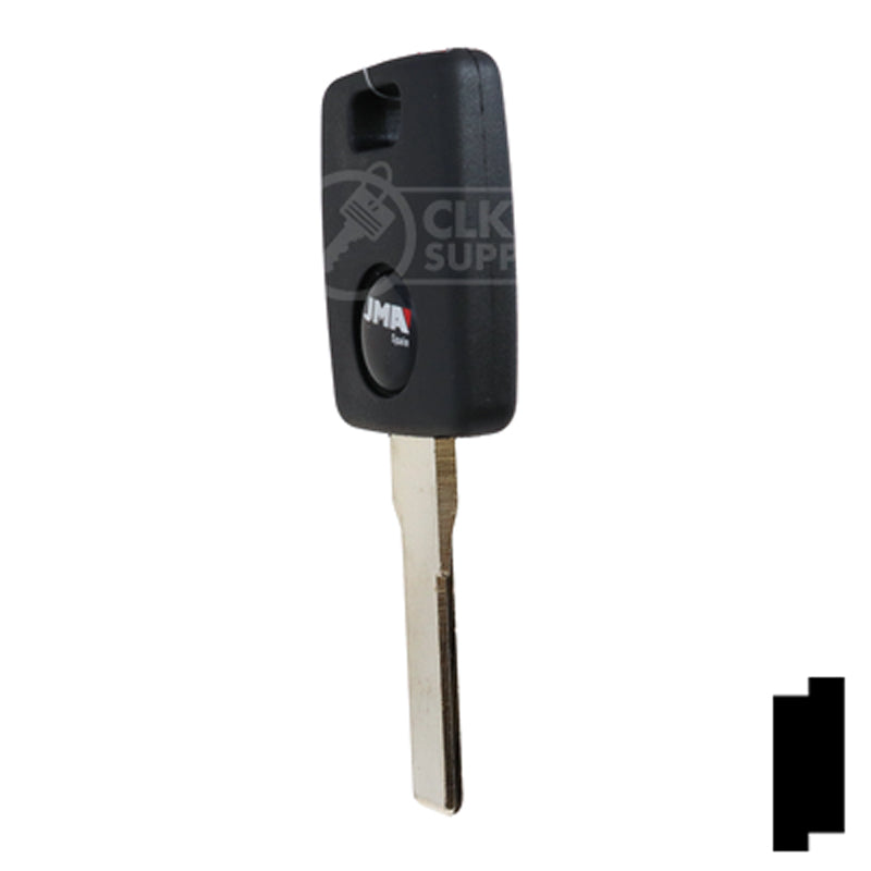 Uncut Transponder Key Blank | Audi | HU66AT6 Automotive Key JMA USA