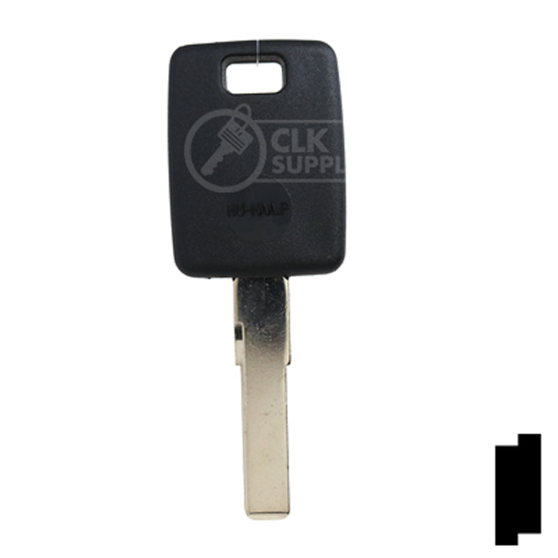 Uncut Transponder Key Blank | Audi | HU66AT6 Automotive Key JMA USA