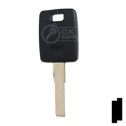 Uncut Transponder Key Blank | Audi | HU66AT6 Automotive Key JMA USA