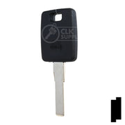 Uncut Transponder Key Blank | Audi | HU66AT6 Automotive Key JMA USA