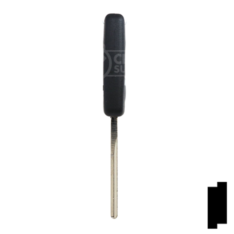 Uncut Transponder Key Blank | Audi | HU66AT6 Automotive Key JMA USA