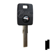 Uncut Transponder Key Blank | Audi | HU66AT6 Automotive Key JMA USA