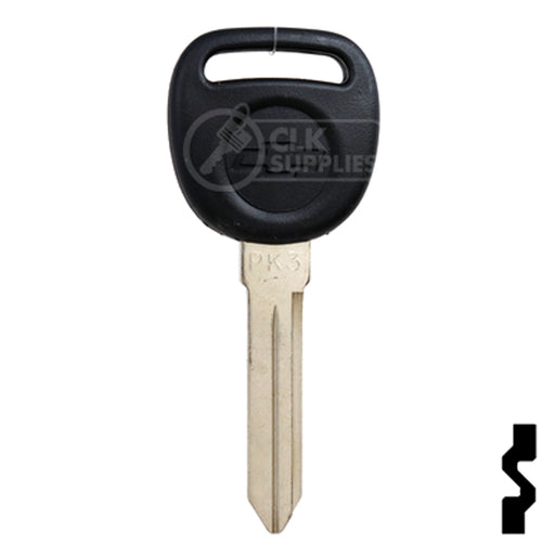 Uncut Transponder Key Blank | Chevrolet | PT04-PT, B107PT Automotive Key Strattec