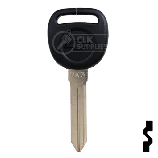 Uncut Transponder Key Blank | Chevrolet | PT04-PT, B107PT Automotive Key Strattec