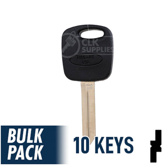 Uncut Transponder Key Blank | Ford | H86-PT, H74-PT, 691643 Automotive Key JMA USA