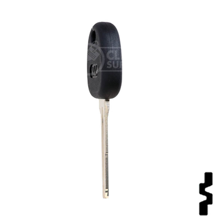2 Uncut Blank Transponder Keys For Hyundai – ID46 Chip, HY18 Keyway | Nickel/Black