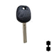 Uncut Transponder Key Blank | Lexus | Short TOY48BT4 Automotive Key LockVoy