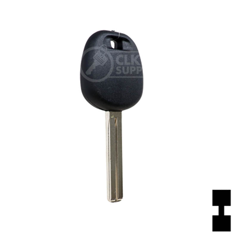 Uncut Transponder Key Blank | Lexus | Short TOY50-PT Automotive Key LockVoy