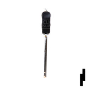Uncut Transponder Key Blank | Mazda | MAZ24RT5, 692080 Automotive Key LockVoy