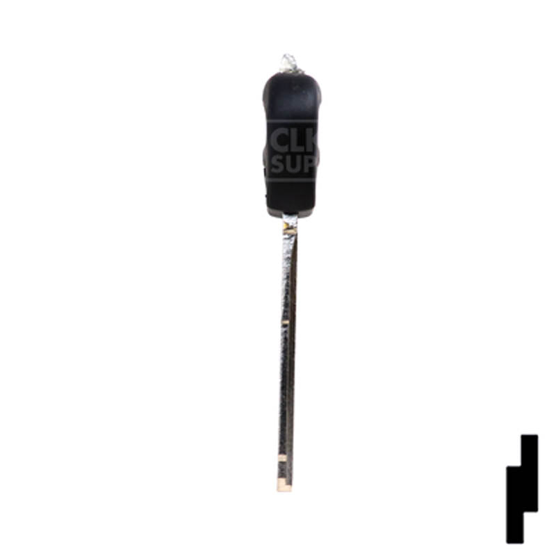 Uncut Transponder Key Blank | Mazda | MAZ24RT5, 692080 Automotive Key LockVoy