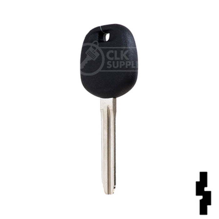 Uncut Transponder Key Blank | Toyota | TOY43AT4 , 5910834 Automotive Key LockVoy