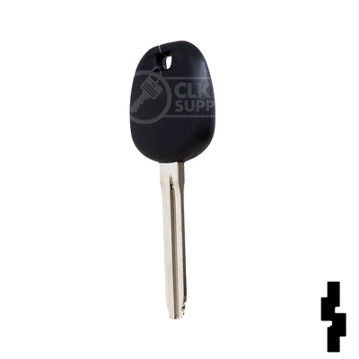 Uncut Transponder Key Blank | Toyota | TOY44D-PT, 5910834 Automotive Key LockVoy