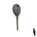 Uncut Transponder Key | Chrysler | Y162PT, Y165PT Automotive Key JMA USA