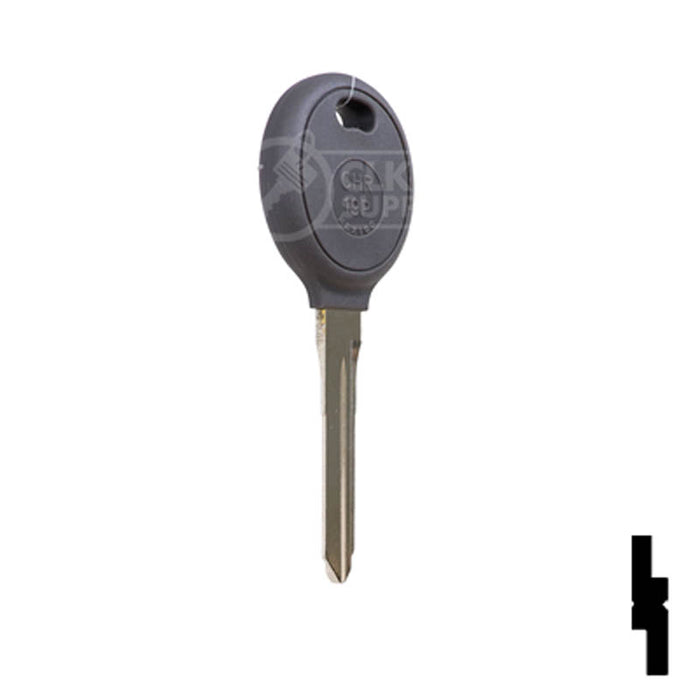 Uncut Transponder Key | Chrysler | Y162PT, Y165PT Automotive Key JMA USA