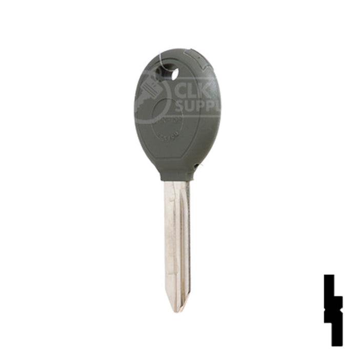 Uncut Transponder Key | Chrysler | Y164PT Automotive Key JMA USA