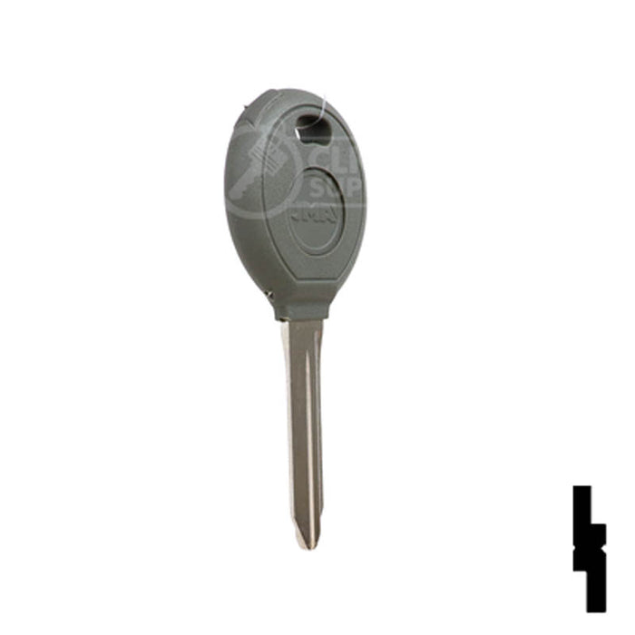 Uncut Transponder Key | Chrysler | Y164PT Automotive Key JMA USA