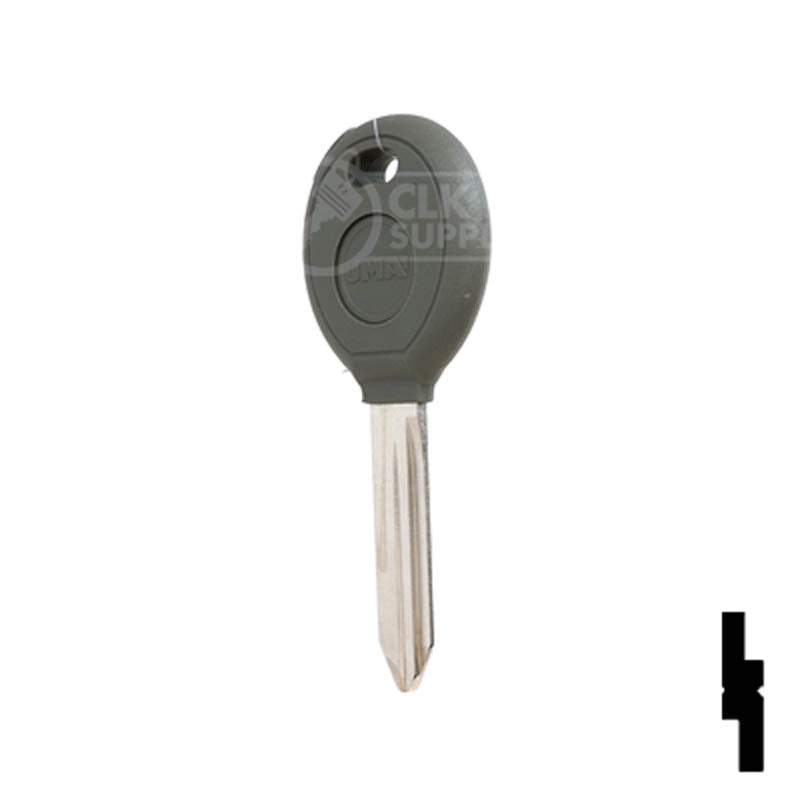Uncut Transponder Key | Chrysler | Y164PT Automotive Key JMA USA