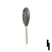 Uncut Transponder Key | Chrysler | Y164PT Automotive Key JMA USA