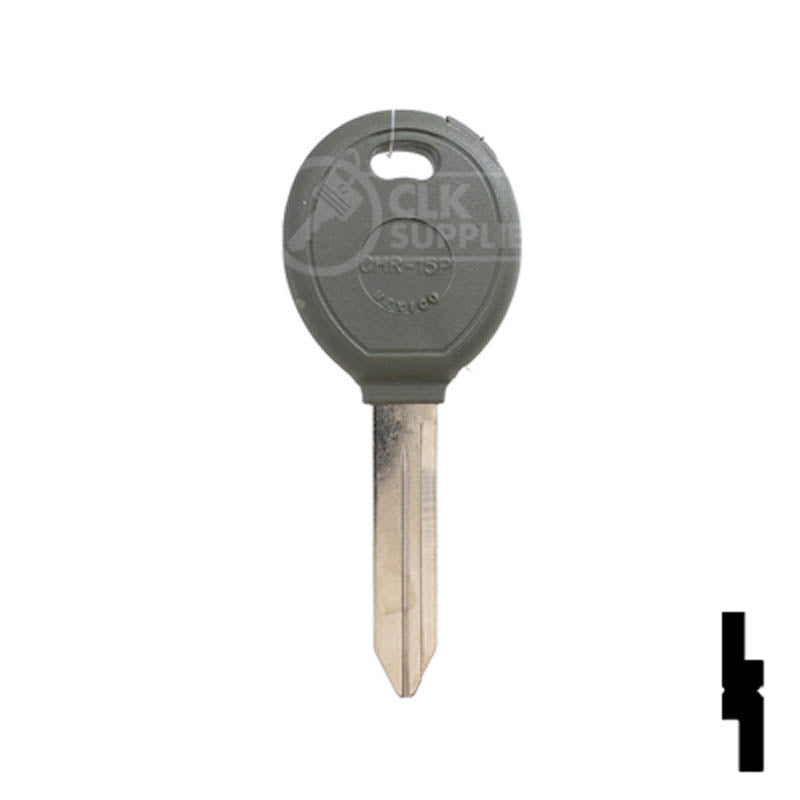 Uncut Transponder Key | Chrysler | Y164PT Automotive Key JMA USA