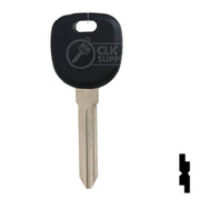 Uncut Transponder Key | GM | B102PT Automotive Key JMA USA