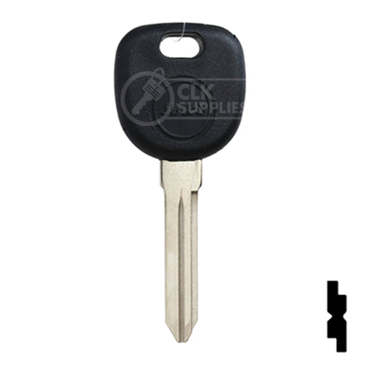 Uncut Transponder Key | GM | B102PT Automotive Key JMA USA