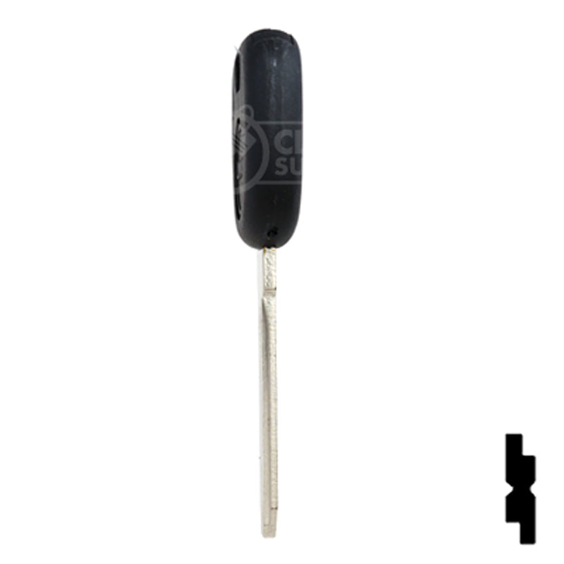 Uncut Transponder Key | GM | B112PT, 692139 Automotive Key JMA USA