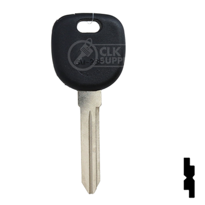 Uncut Transponder Key | GM | B112PT, 692139 Automotive Key JMA USA