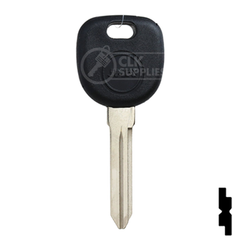 Uncut Transponder Key | GM | B112PT, 692139 Automotive Key JMA USA