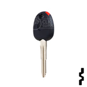 Uncut Transponder Key | Hyundai | HYN7RT14, TP12YY-6D.P1 Automotive Key JMA USA