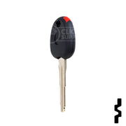 Uncut Transponder Key | Hyundai | HYN7RT14, TP12YY-6D.P1 Automotive Key JMA USA