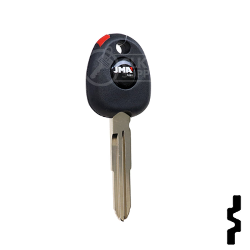 Uncut Transponder Key | Hyundai | HYN7RT14, TP12YY-6D.P1 Automotive Key JMA USA