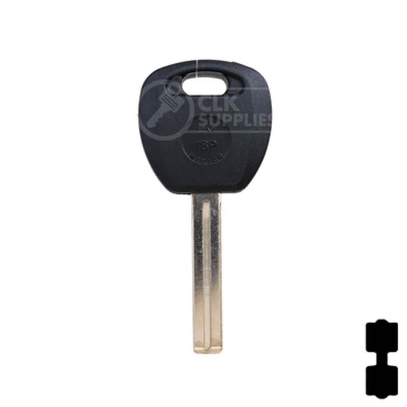 Uncut Transponder Key | Hyundai, Kia | HY20PT Automotive Key JMA USA