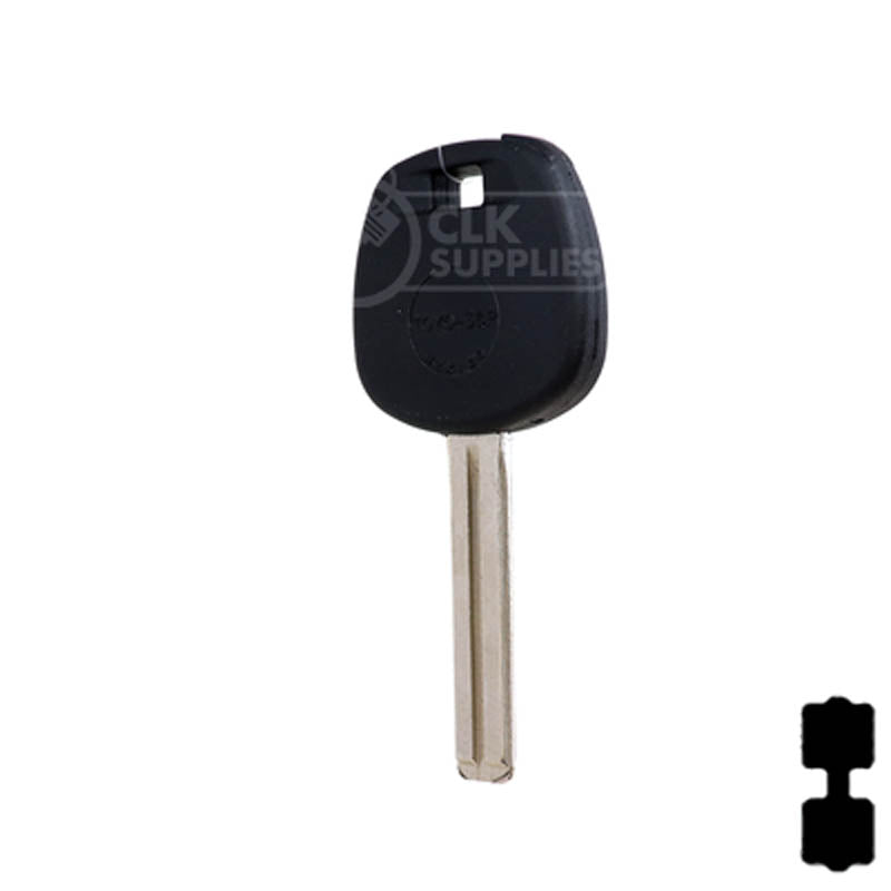 Uncut Transponder Key | Lexus | TOY50PT Automotive Key JMA USA