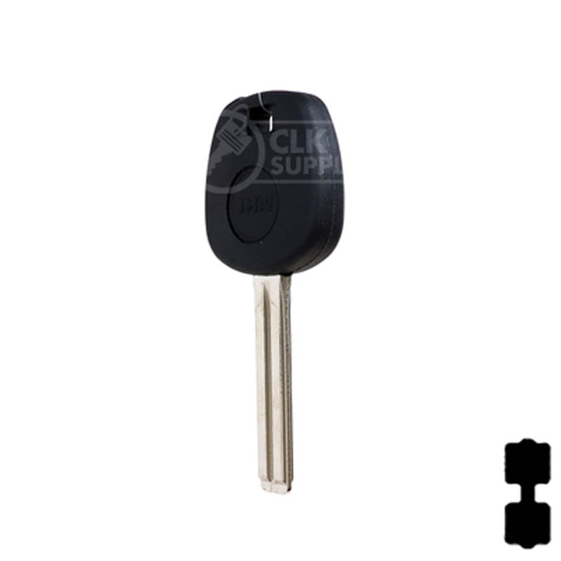 Uncut Transponder Key | Lexus | TOY50PT Automotive Key JMA USA