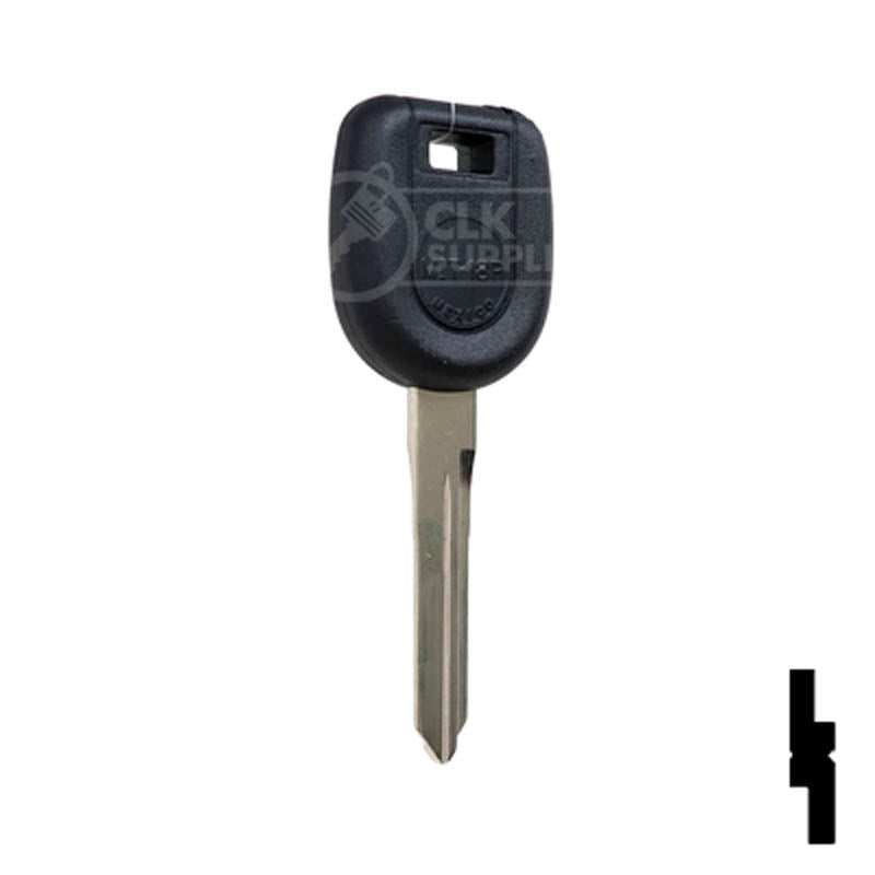 Uncut Transponder Key | Mitsubishi | MIT13PT Automotive Key JMA USA