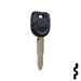 Uncut Transponder Key | Mitsubishi | MIT14PT Automotive Key JMA USA