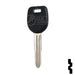 Uncut Transponder Key | Mitsubishi | MIT8PT Automotive Key Ilco